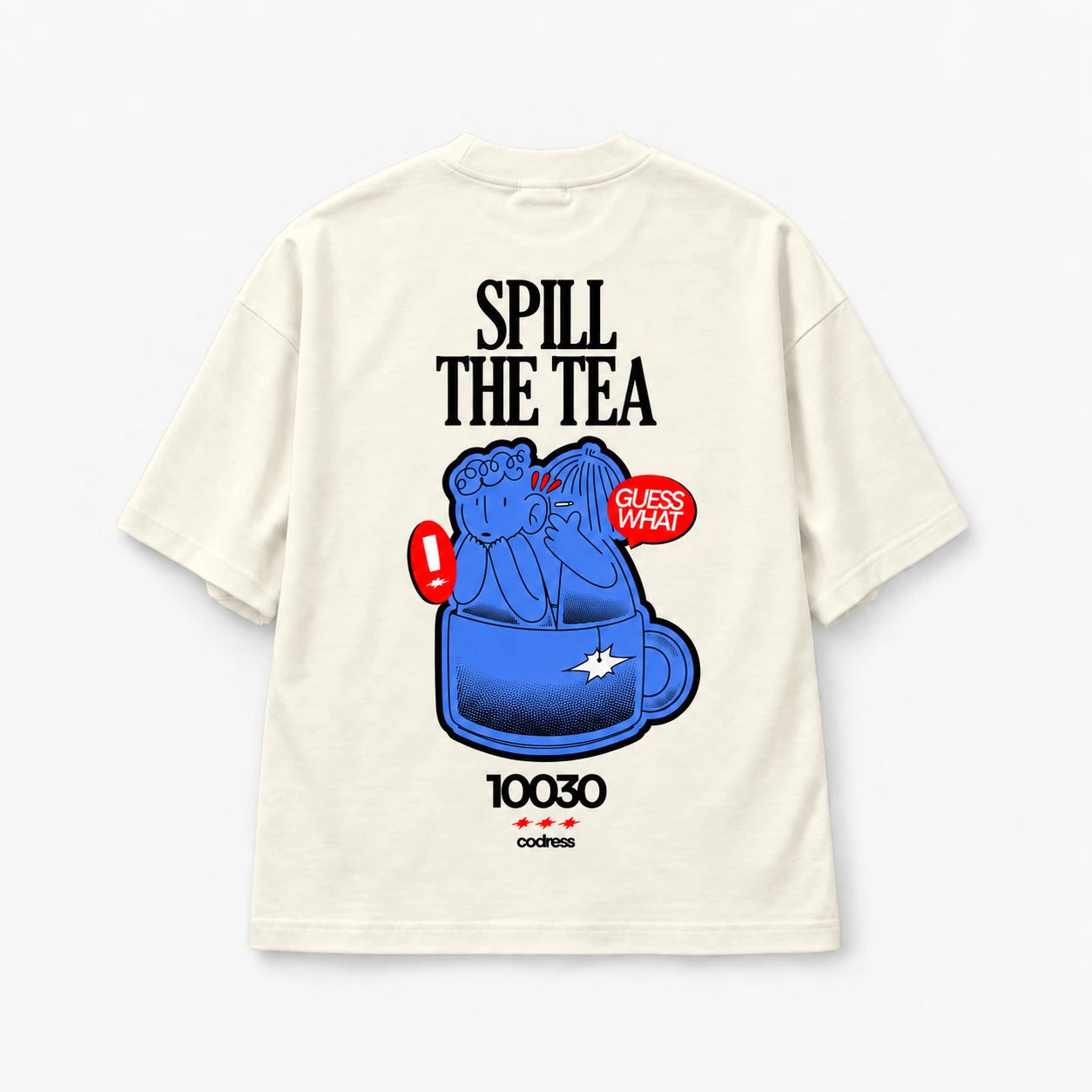 Spill the Tea · off white · espalda